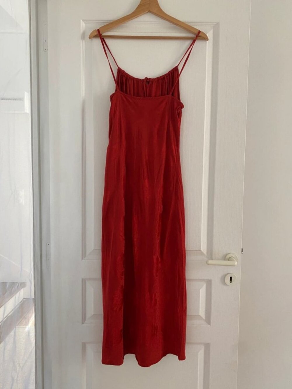 Rouje Daria Dress Burgundy Red M